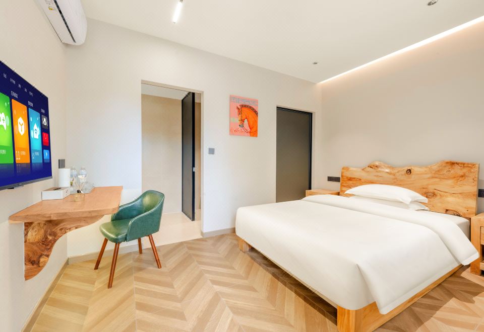 云舟·渡月大床房【全屋智能+好眠床垫+窗外好景】