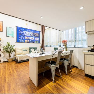 園景經濟複式雙床房（廚房+冰箱+洗衣機烘乾） 廣州S&L公館（北京路公園前地鐵站店）優惠