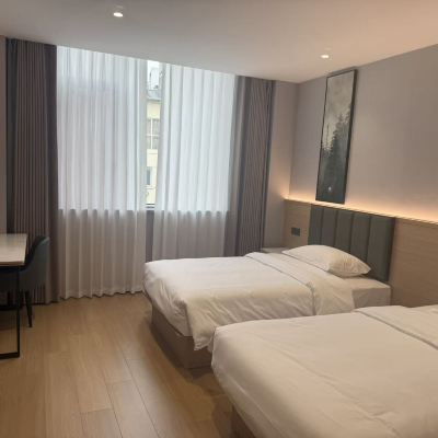 高級雙床房 格林聯盟（蘇州吳江中山北路金滿庭飯店）優惠