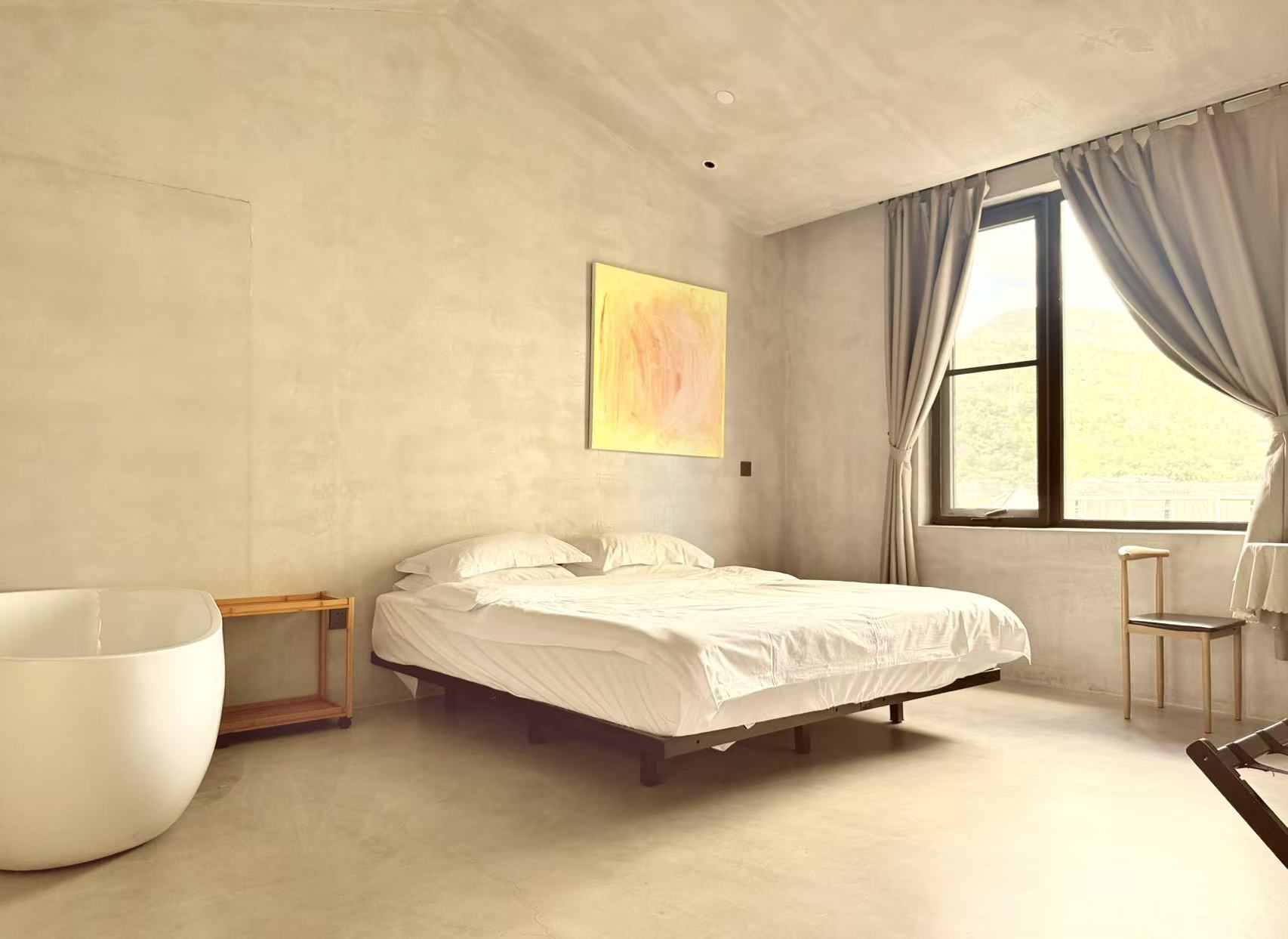 沐晨静谧双床浴缸套房