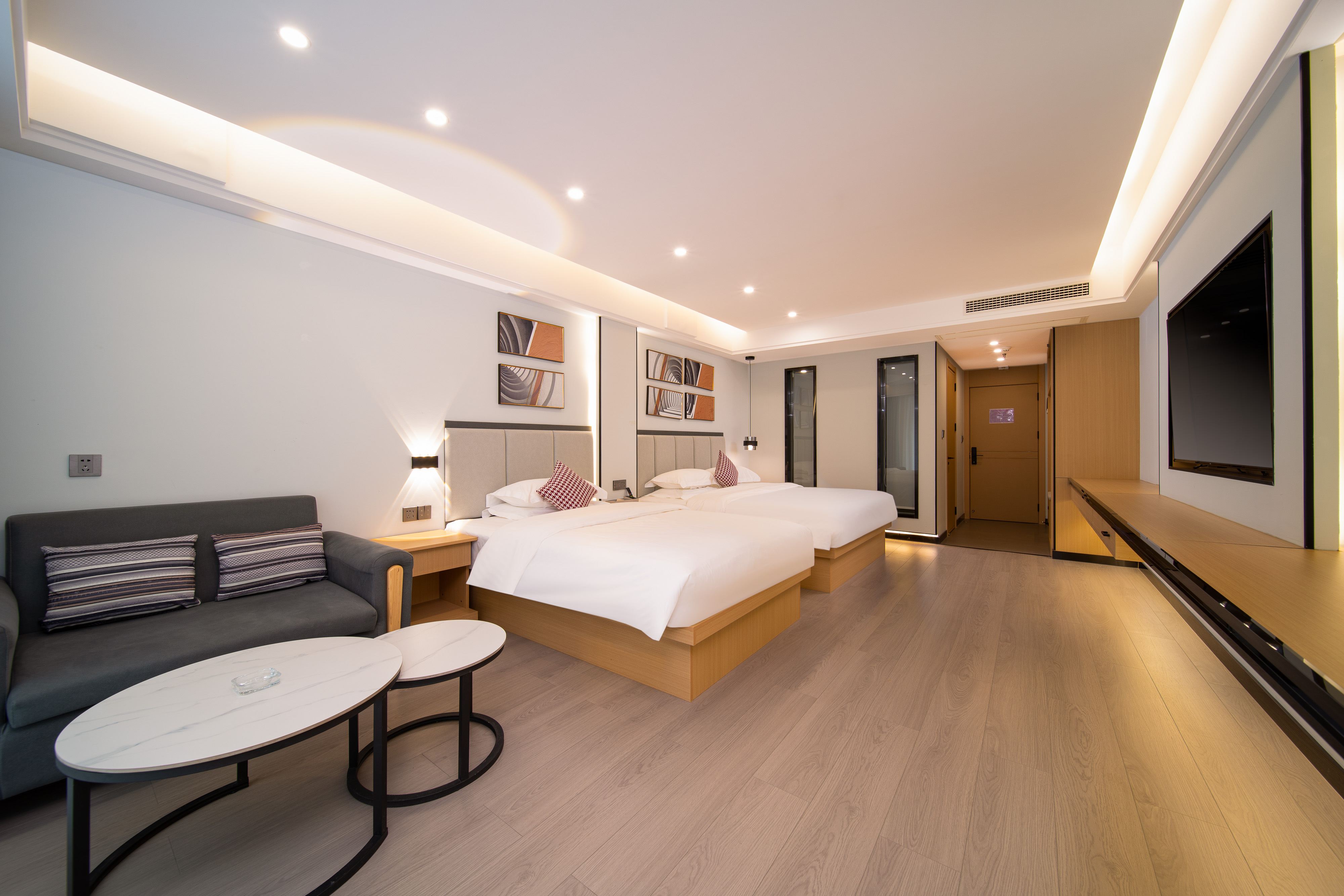 城景轻奢双床房（市井璀璨夜景+定制静眠床品+智能马桶）