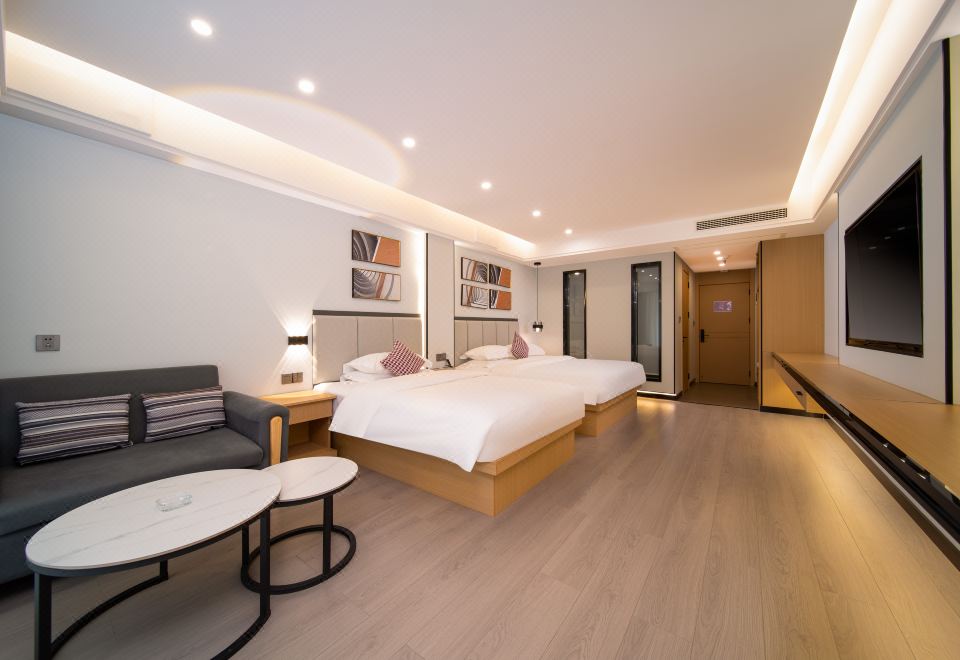 城景轻奢双床房（市井璀璨夜景+定制静眠床品+智能马桶）