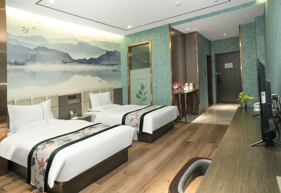 Yufuke Business Hotel (Kelan Bus Terminal Kelan Station)Guestroom (2 Beds)