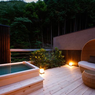 露天風呂付きツインルーム タイプB 湯山荘 阿讃琴南 クーポン