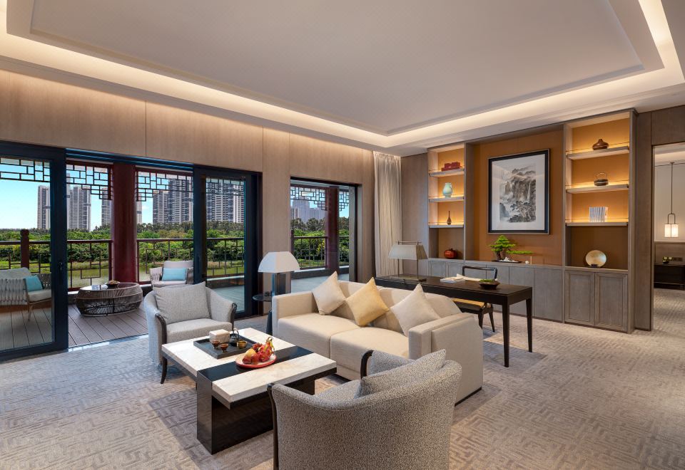 天鹅湖尊贵豪华套房（1室1厅+超大阳台+正湖景）