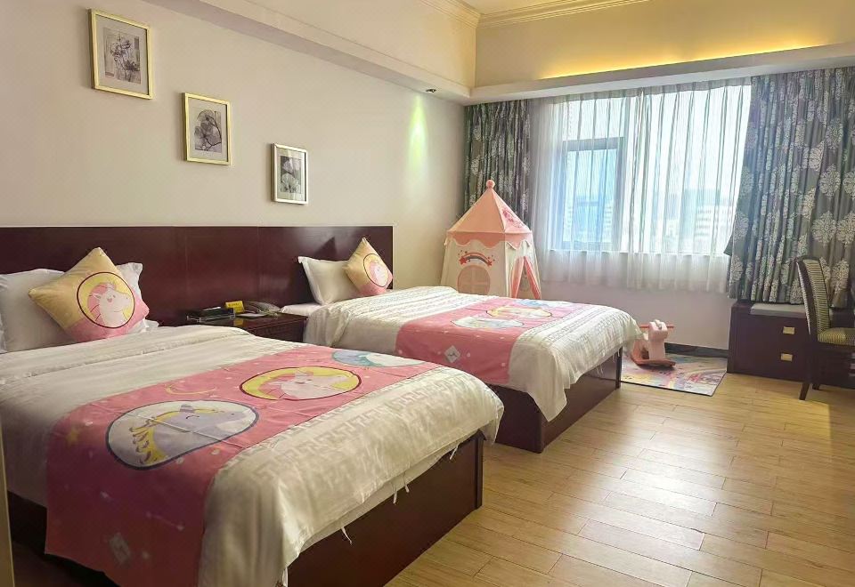 密享亲子双床房-小童玩乐帐篷-乾湿分离-亲肤床品