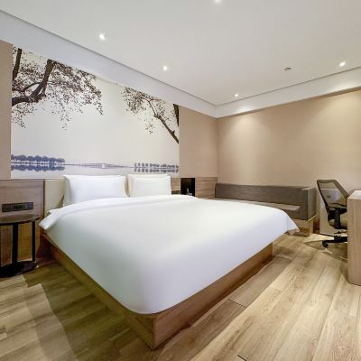 特價大床房（零壓床墊+液晶投屏+舒適乳膠枕） 杭州錢江新城亞朵酒店優惠