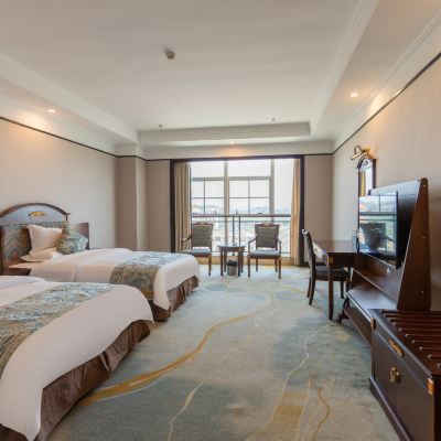 新中式靜雅安睡雙床房（獨立辦公區+深度好眠） 晉江英華大飯店優惠