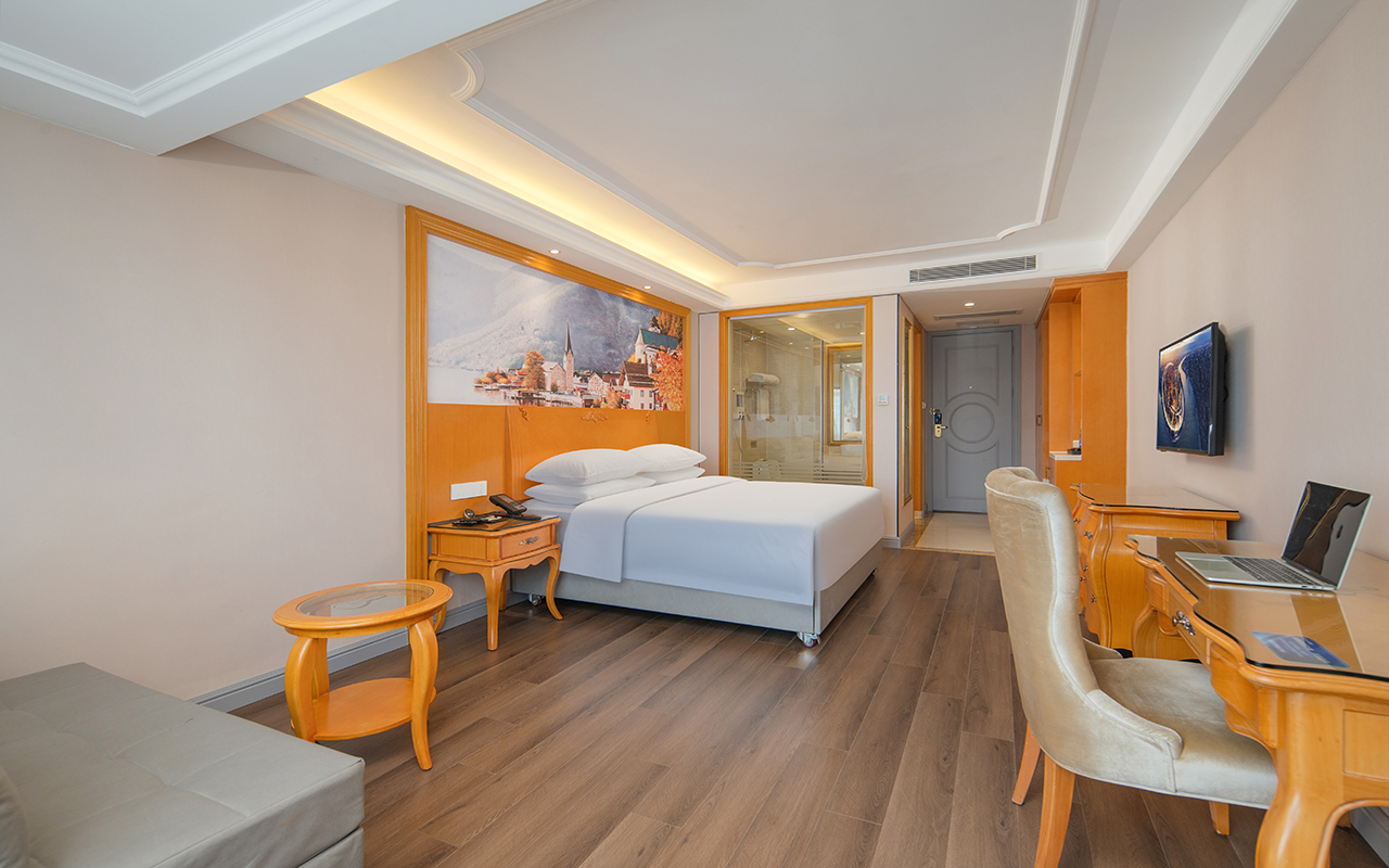 豪华大床房【安静舒适+空间宽敞+轻奢北欧】