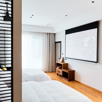 303暖居標房（智能馬桶＋高清投影+獨立陽台＋鵝絨被） 天台天餘名宿優惠