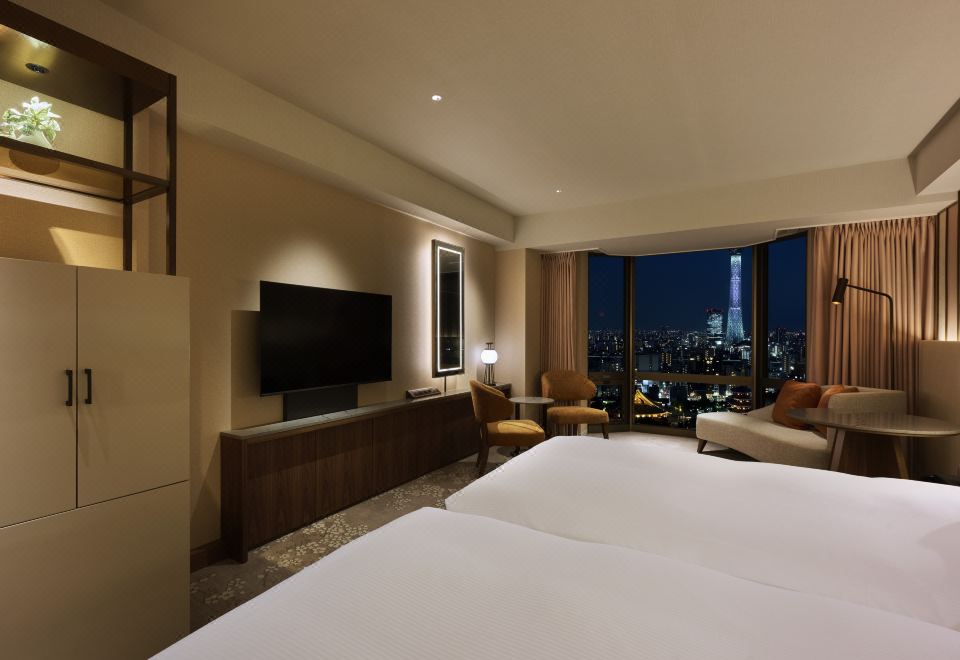 行政豪華雙床房晴空塔側（成人三人入住）