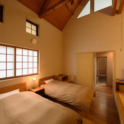 Annex Sou: Japanese-Western Style Room Kohaku With SemiOpenAir Ceramic Bath [Non-Smoking]