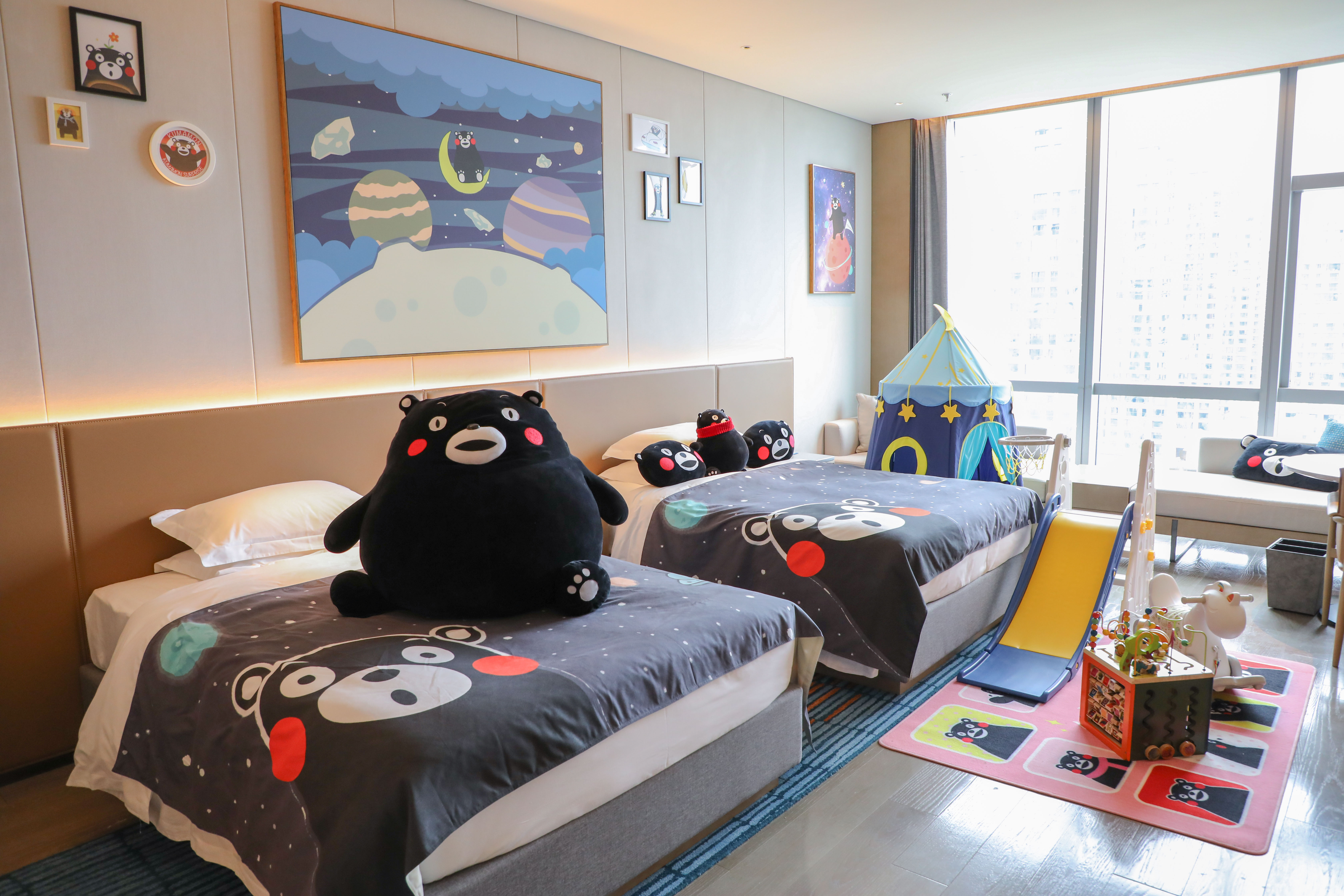 熊本熊亲子主题双床房