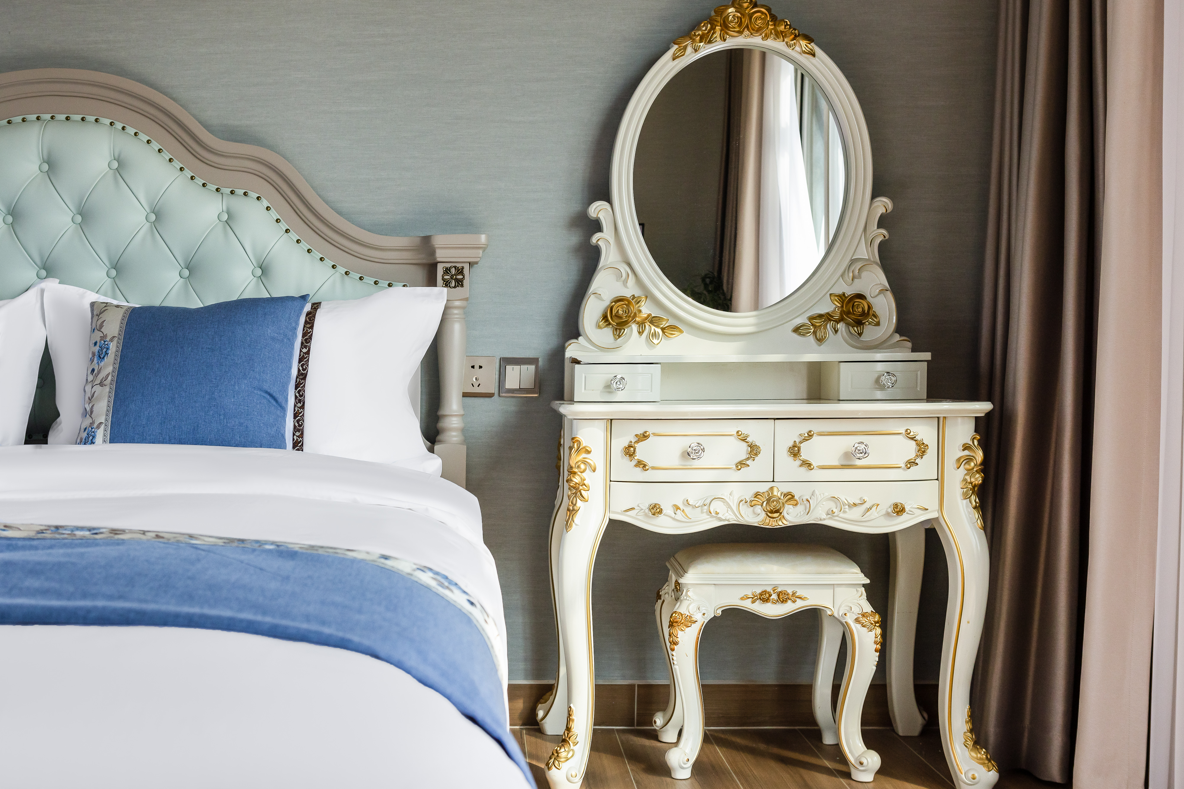 田園牧歌·豪華露臺景觀大床房