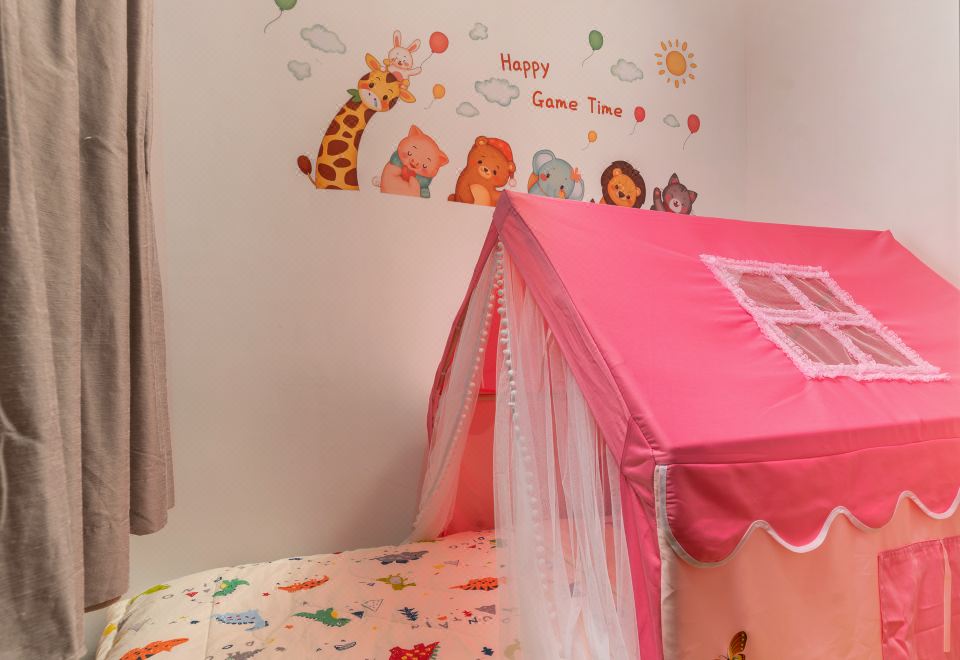逸趣·宝贝喜欢家庭房｜帐篷·小木马·独立小童房｜