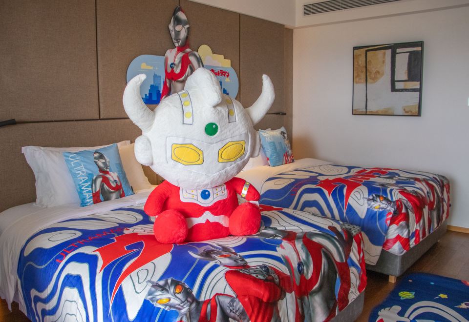 奧特曼親子雅緻雙床房