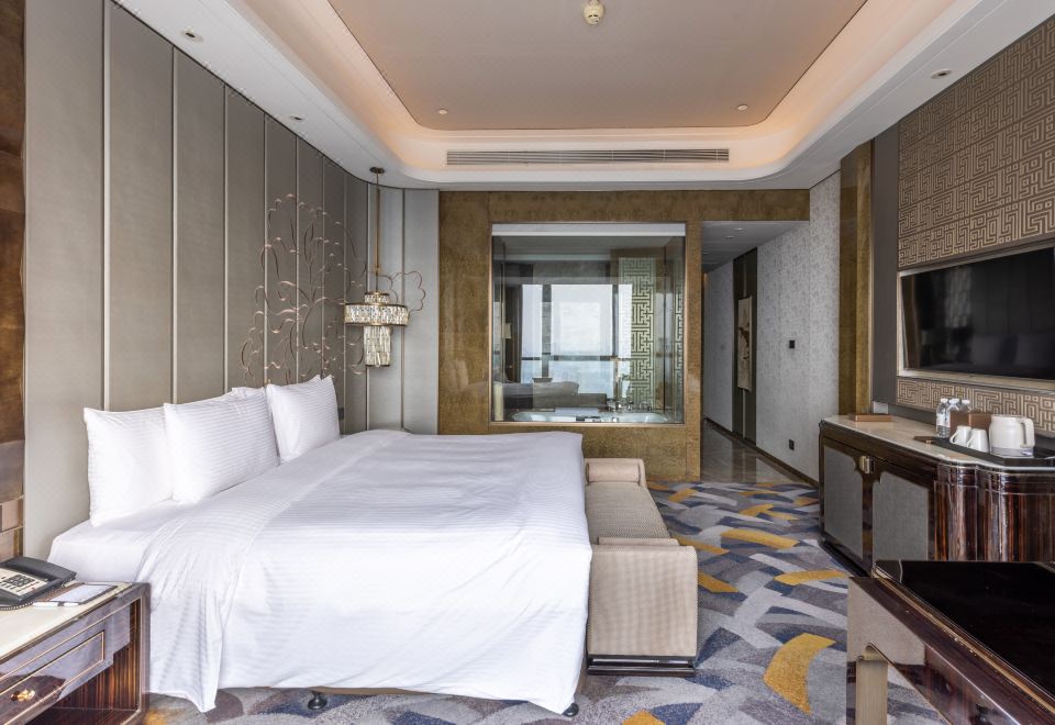 Wanda Vista ZhengzhouQimengxuan Ladies' Double Bed Room