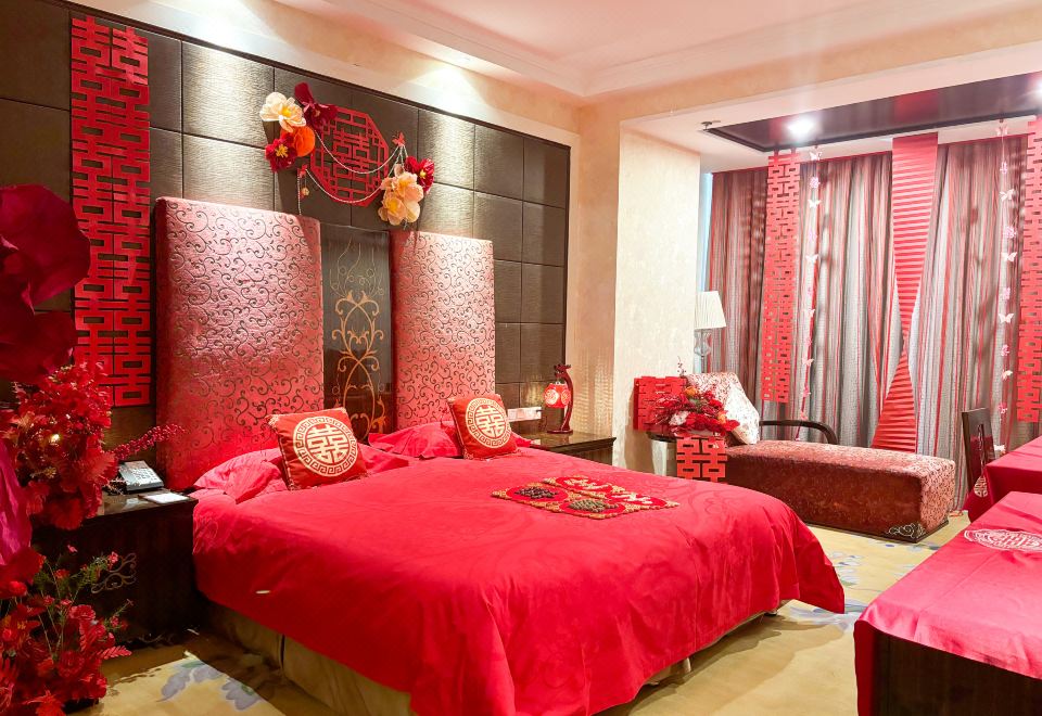 囍·爱主题套房（主题布置+智能马桶+记忆枕）