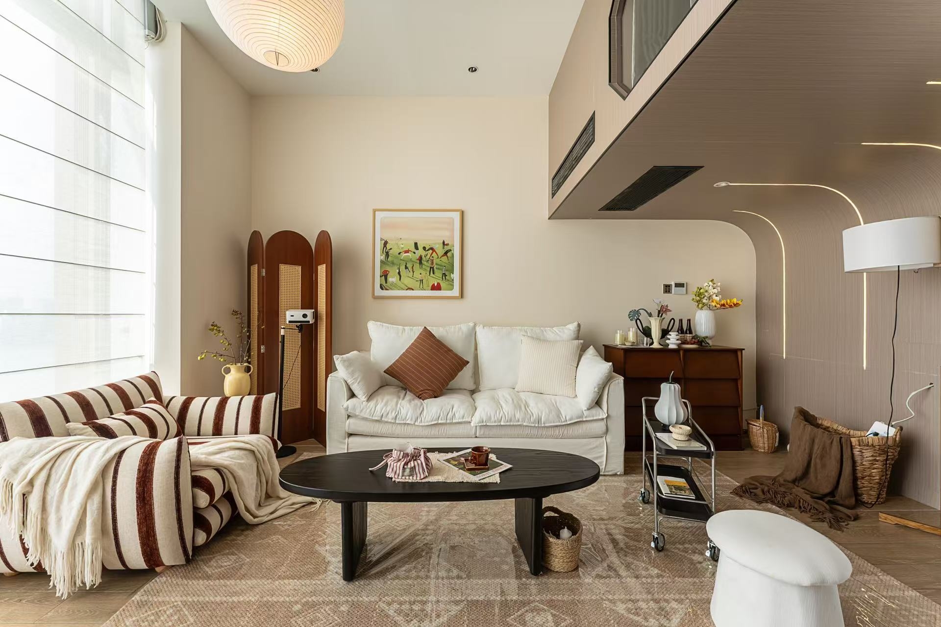 澜庭?高层loft两居室+落地窗观江景+巨幕投影