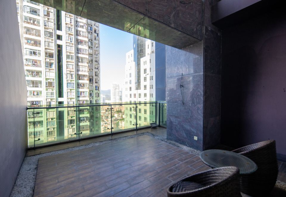 輕享陽臺雙床房-獨立陽臺-深泡浴缸-全景落地窗