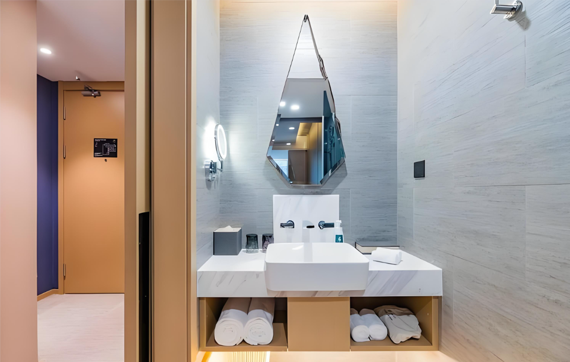 行政景觀雙床房-縱覽國貿夜景（露臺+加濕器+Minibar）