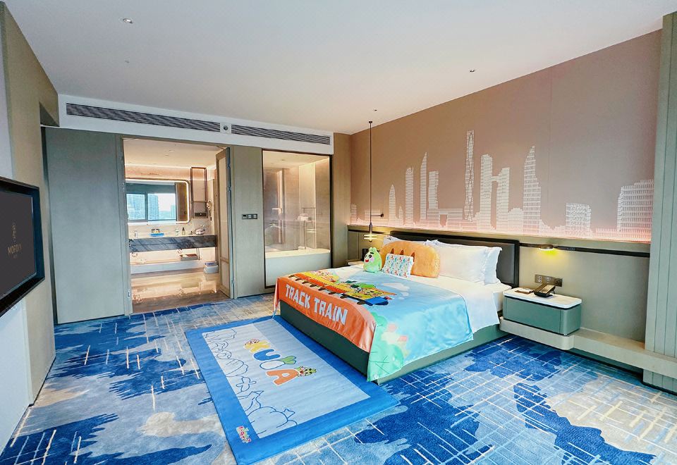 Hape火車親子湖景套房