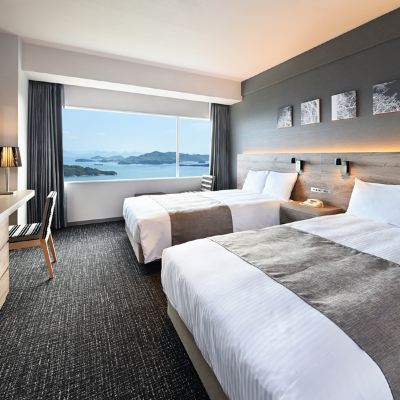 【禁煙】レギュラーツイン せとうち児島ホテル 倉敷 クーポン