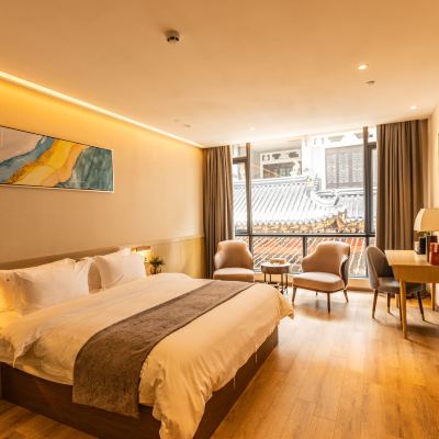 高級大床房 惠州朗曼飯店（西湖水東街店）優惠