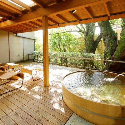 【露天付メゾネットスイート】特別室「竜田」 湯めぐりの宿　吉春 クーポン