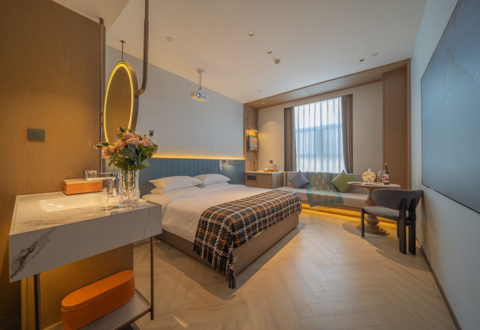 Wanfei International HotelCheers Feile Audio-Visual Double Bed Room