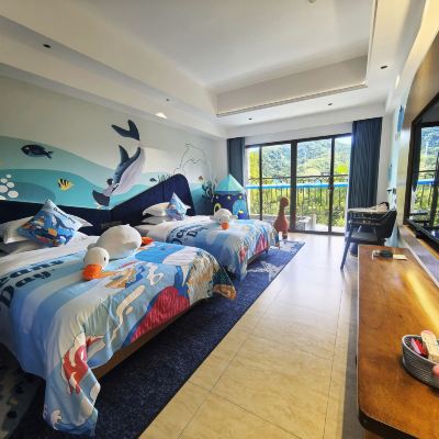 貴賓樓親子雙床房（帶私家溫泉池） 清遠新銀盞溫泉度假村優惠