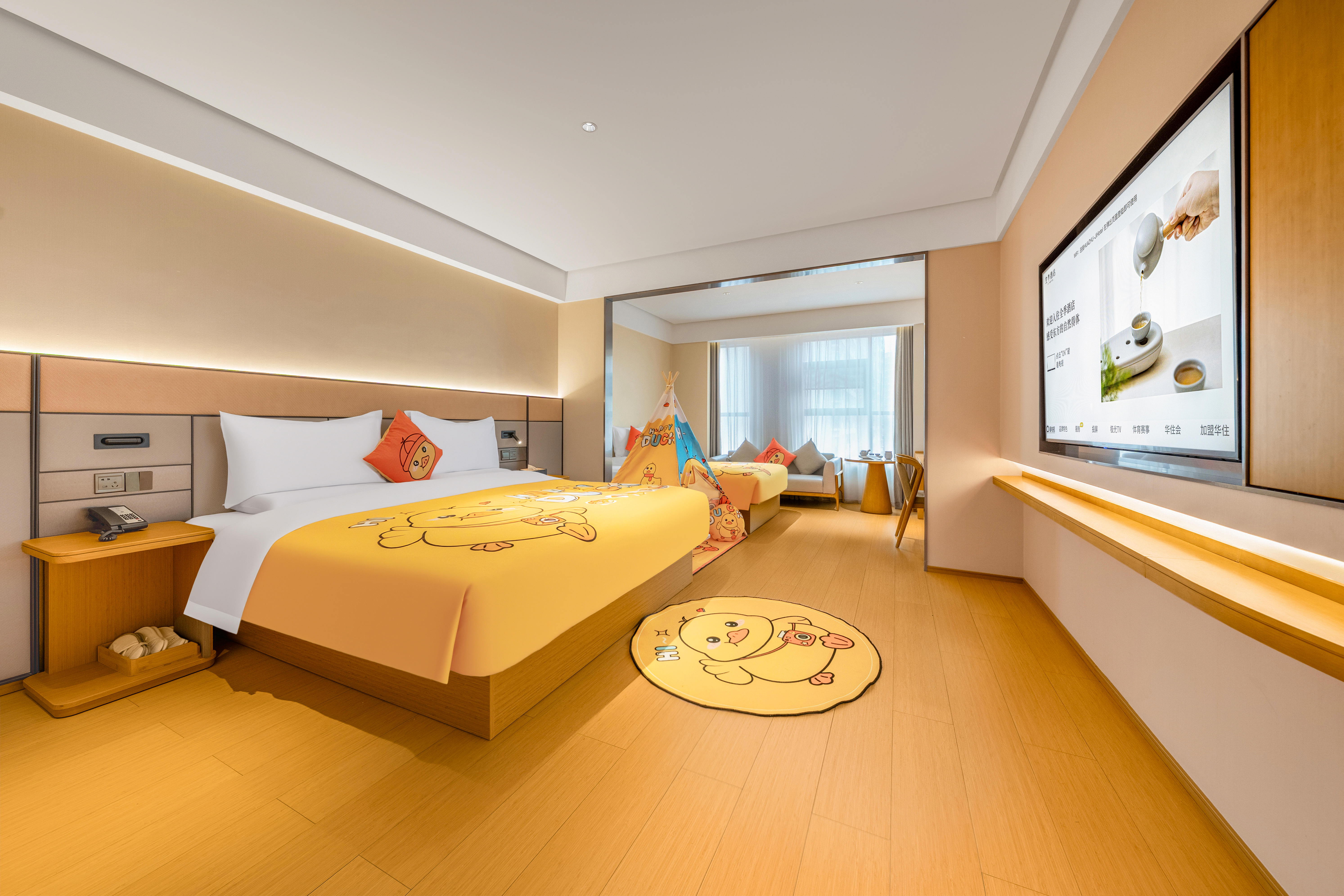 景观亲子家庭房【童趣|宽敞|花园景】