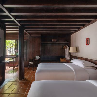 嵐舍雙床房丨全屋製氧 麗江安隅酒店優惠