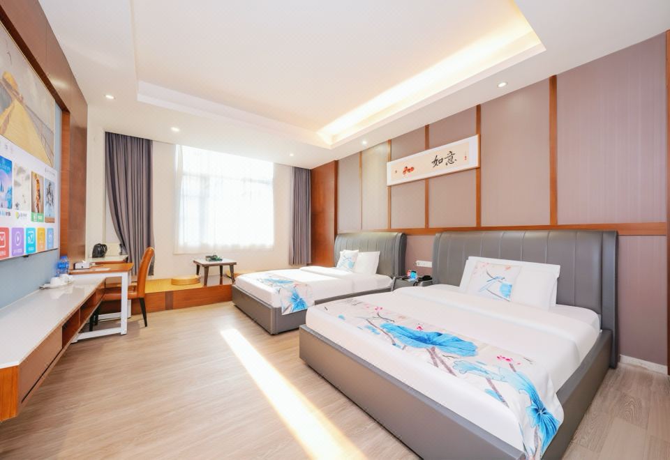 茶韻商務雙床房（榻榻米+日式茶坐）