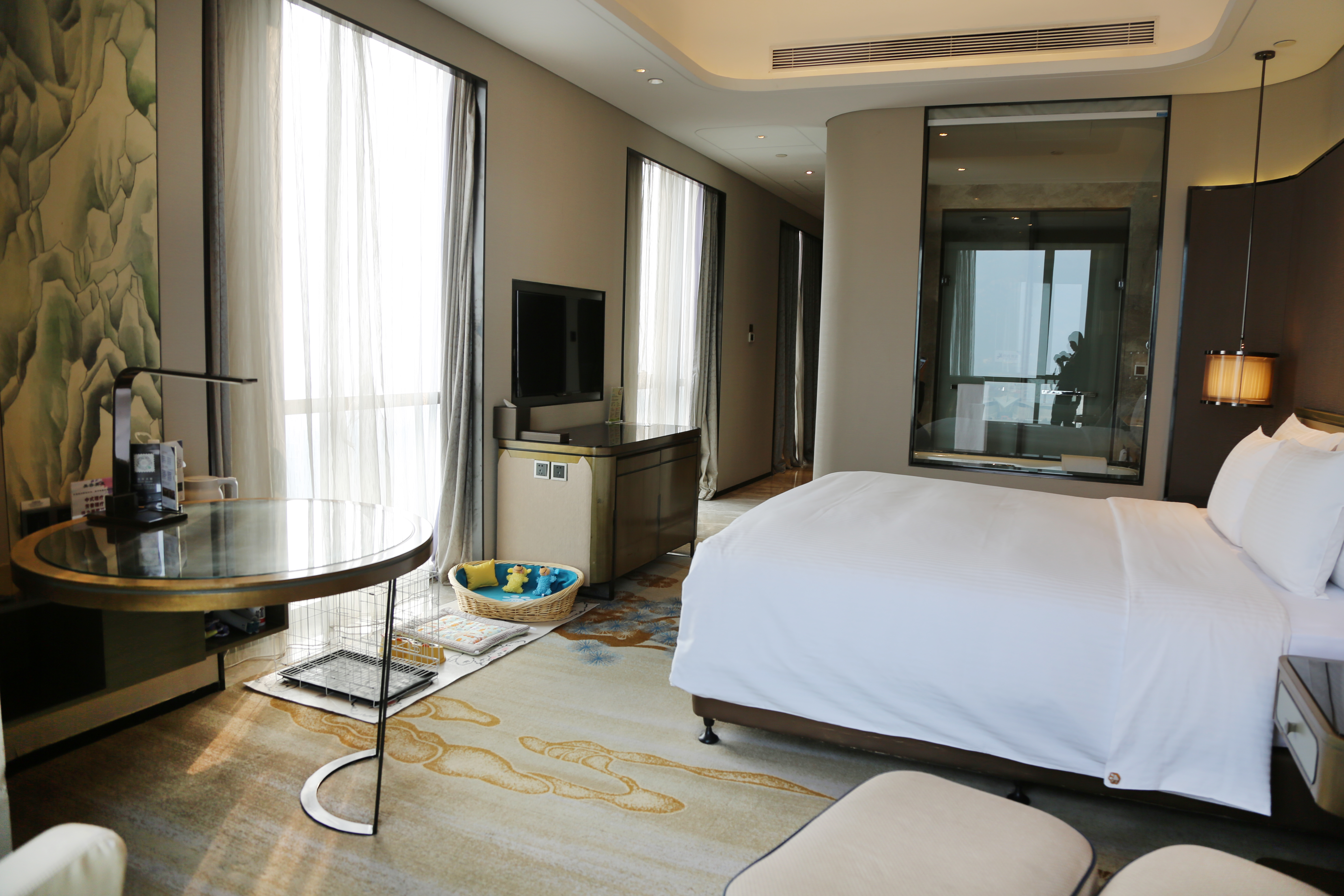 萌寵友好大床房（萌寵窩墊+玩具+食盆+溜寵物件）