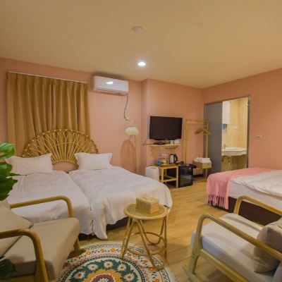 慵懶四人房（1樓客房） 艾玹爾温泉商旅優惠