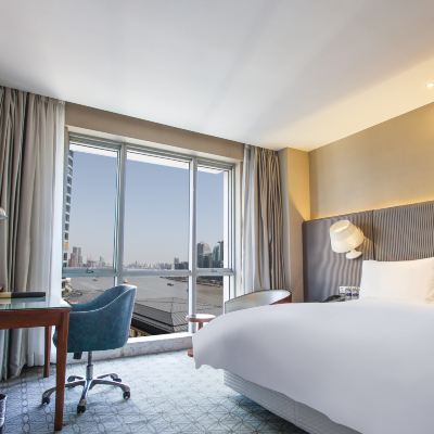 側面江景大床房 上海外灘中南海濱飯店（海灣大廈）優惠