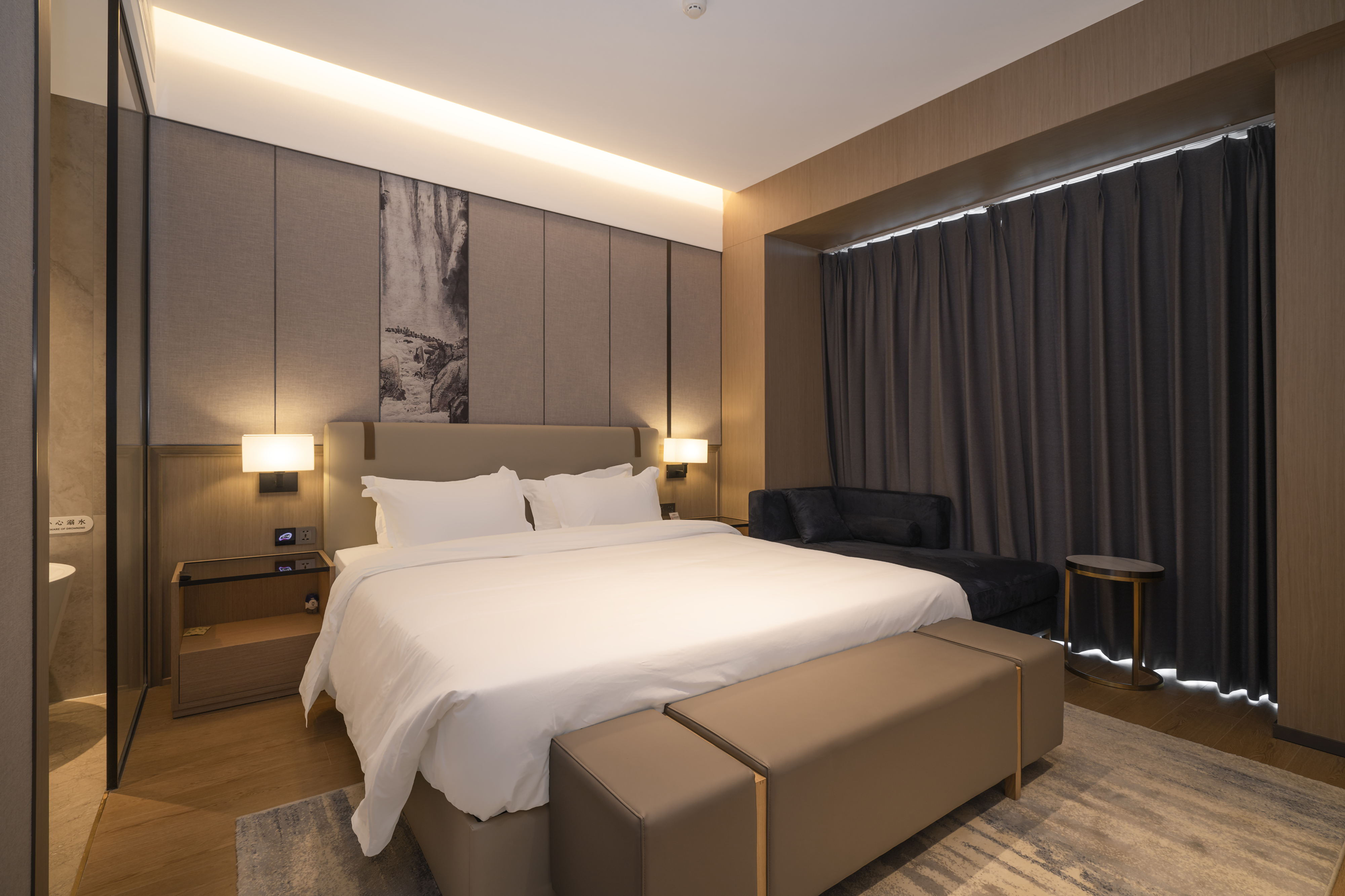 悦享景观套房【一室一厅+深泡浴缸+休闲沙发+双衞】