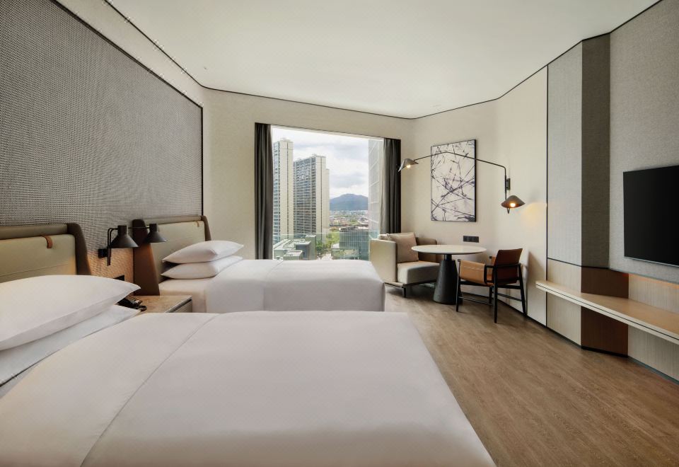 豪華園林城景雙床房