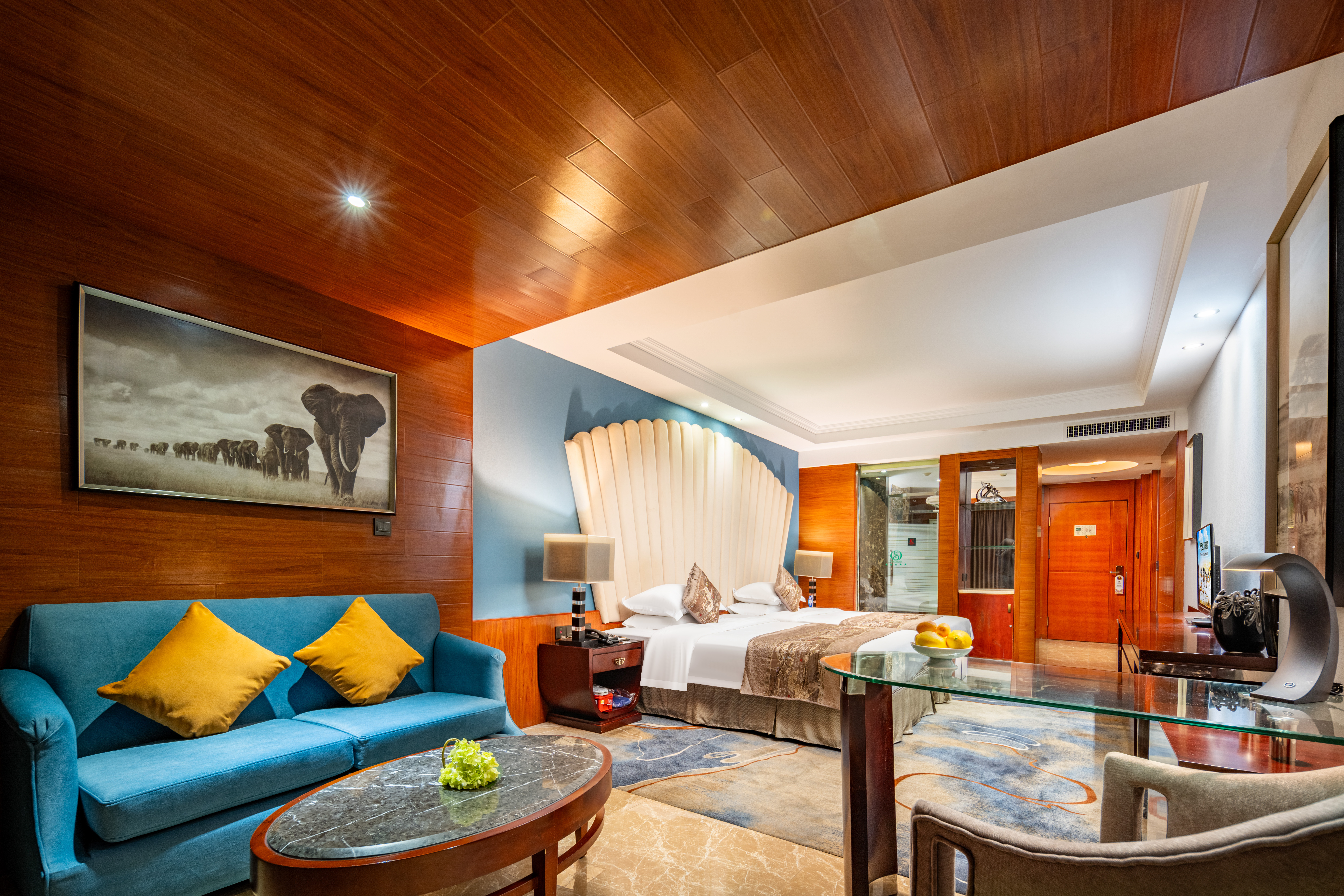 时尚双床房（带空气净化机+森林氧吧）