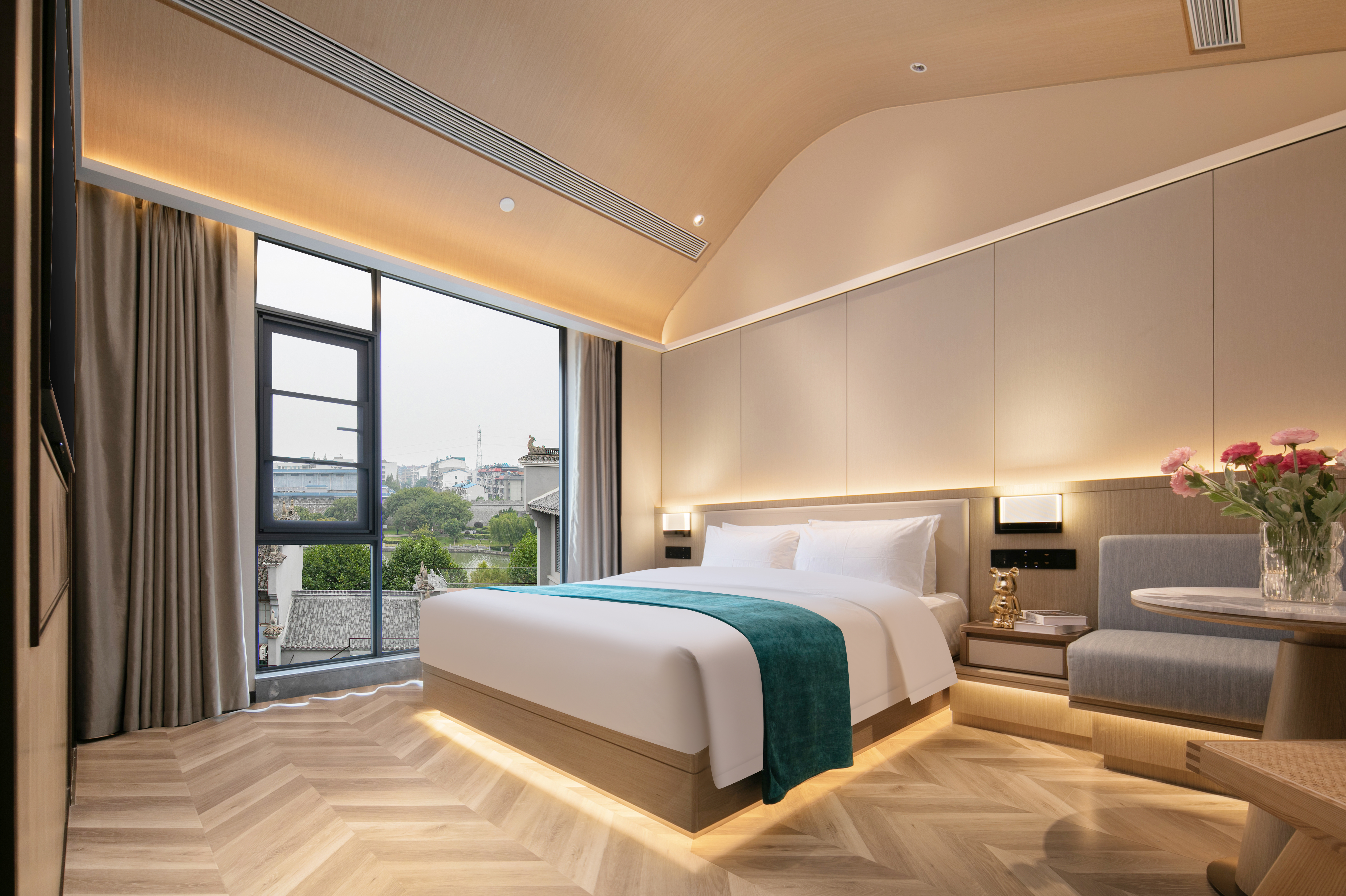 璞隐I奢品大床房（全景落地窗+深睡品牌床垫+全屋智控）