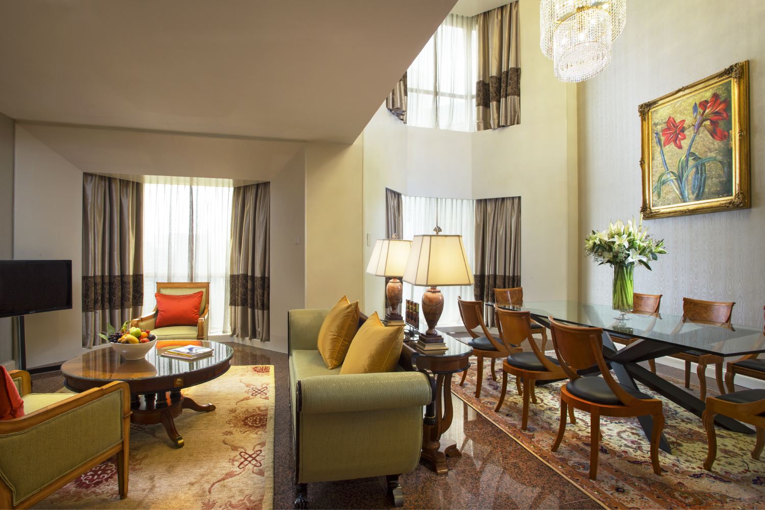 皇家套房, 行政酒廊礼遇, 1 卧室套房, 1 张特大床, 高楼层