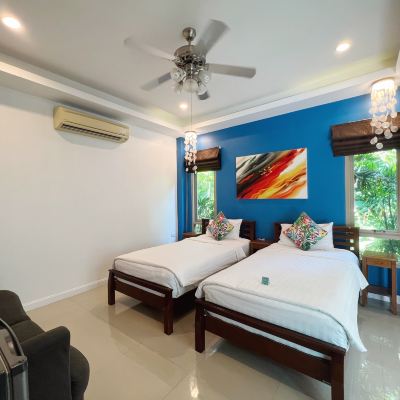 ห้องทวินดีลักซ์ (เครื่องปรับอากาศ, ปลอดบุหรี่) รหัสโปรโมชั่น เดอะ สนัก แอร์พอร์ตเทล