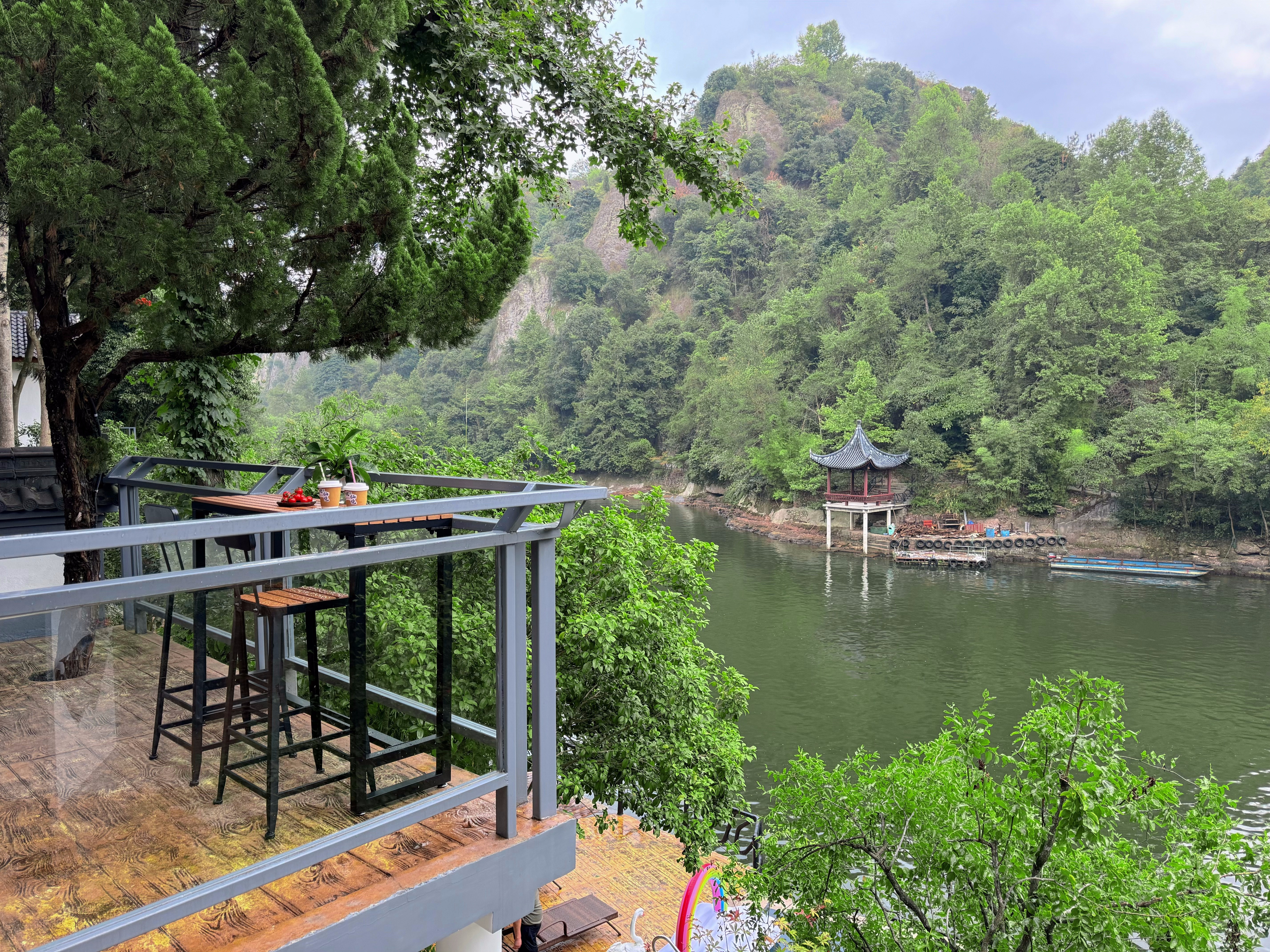 湖隐|悠然吊牀房（全景落地窗+休闲沙发+观景露台）