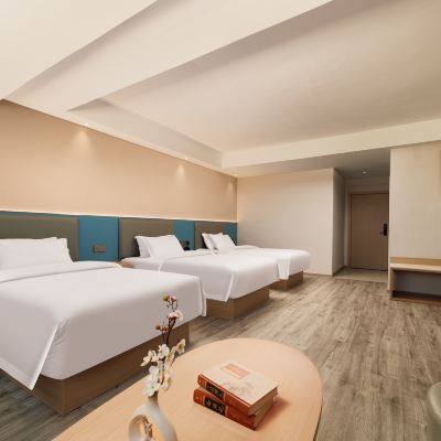 歡閣丨闊野景觀三床房「智能客控-零壓床墊-高品質床品」 貴陽斯邁卡爾頓飯店（觀山湖區貴陽北站店）優惠