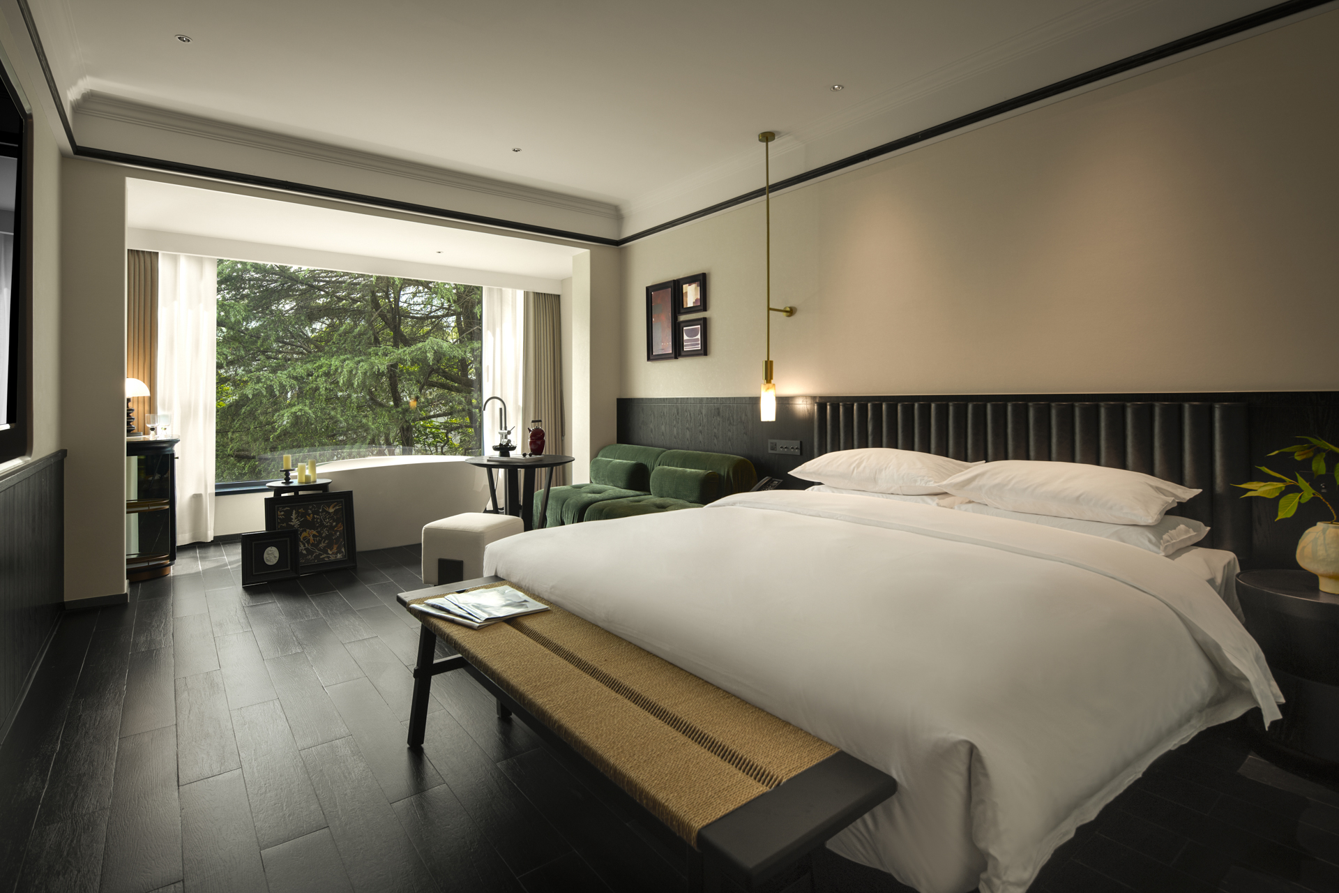 Building2-中古園景浴缸大床房