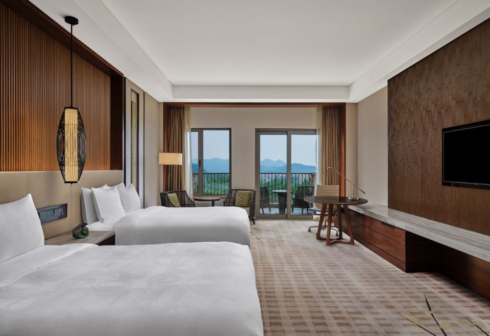 JW Marriott Hotel Zhejiang AnjiSuperior Mountain View Balcony Twin Room