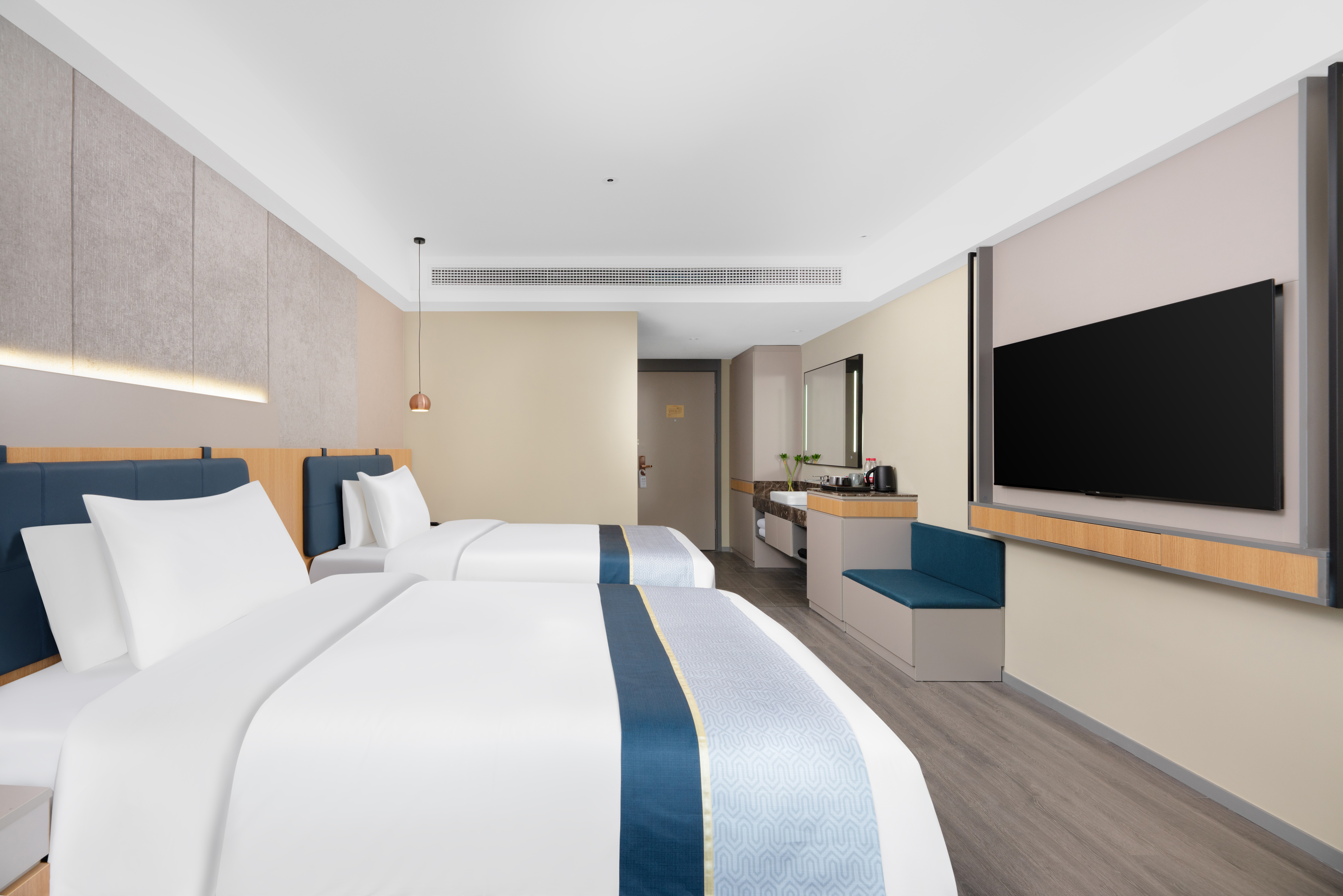 高级双床房（智能客控+梦百合零压床垫）