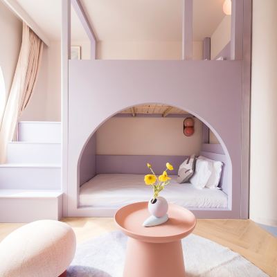 時雨 | 上下雙床房（透明吊椅+高清投影+智能馬桶） 棲夢民宿（上海新月店）優惠