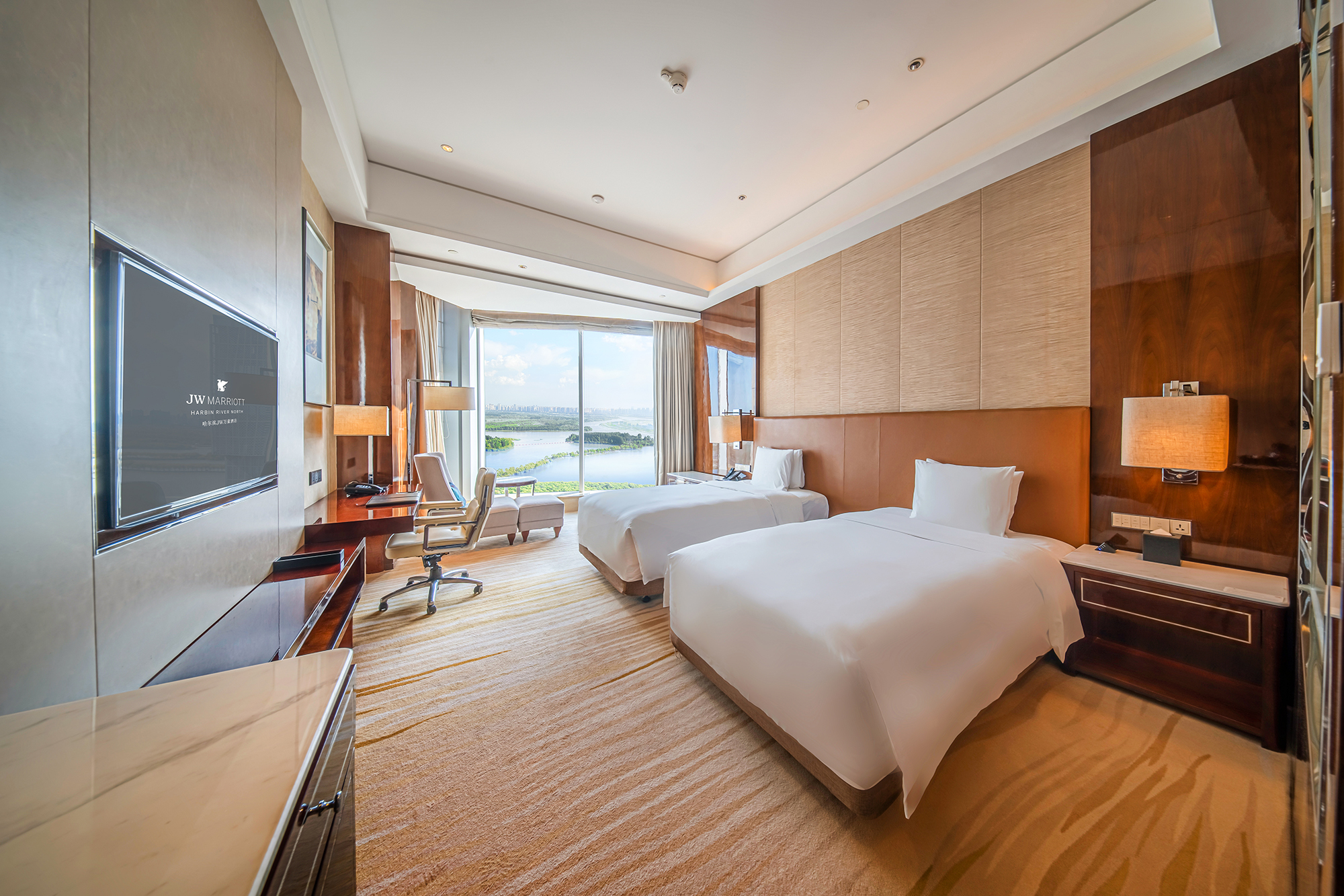 尊贵江景双床房